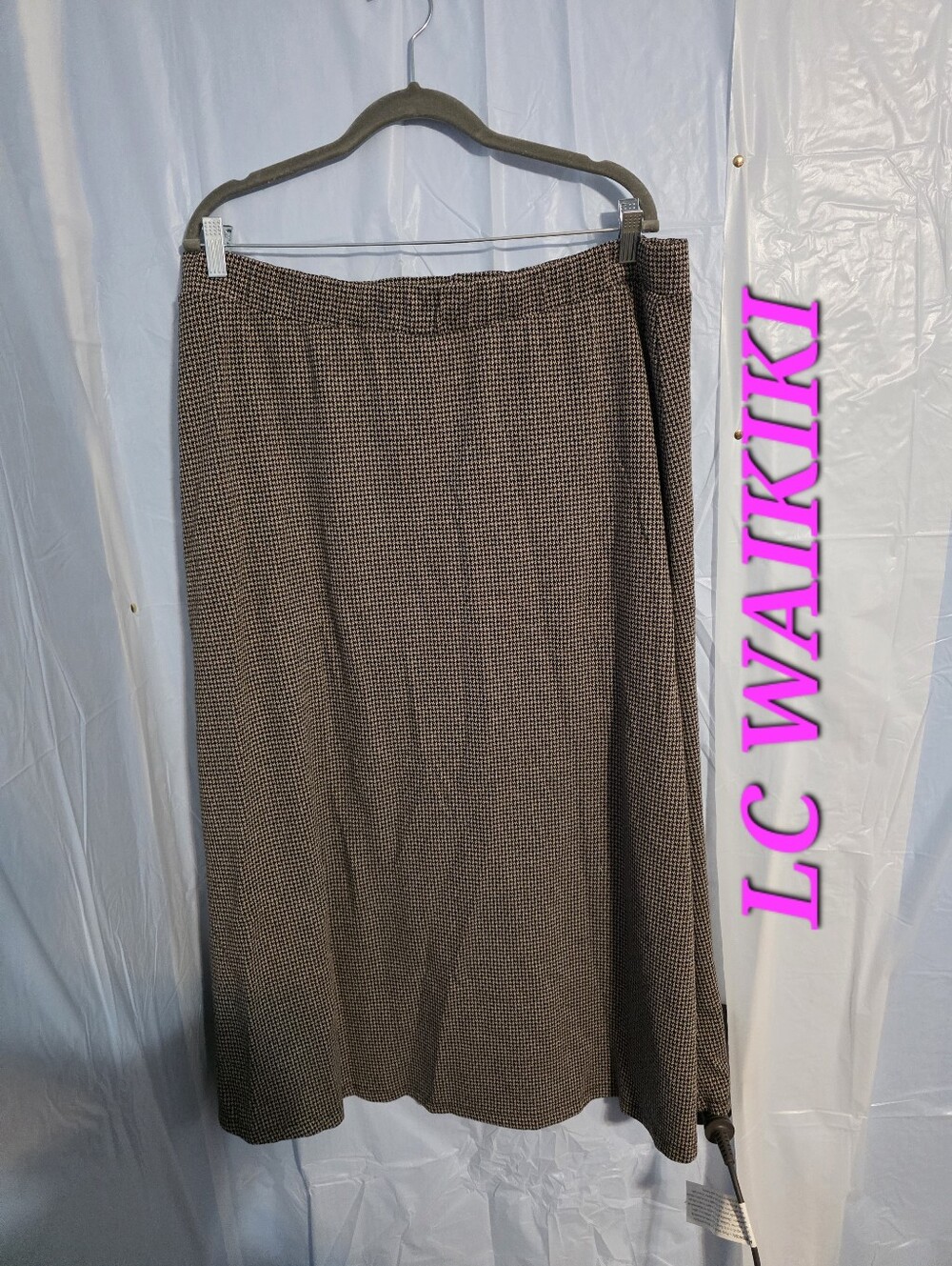 LC WAIKIKI Brown & Tan Patterned Women's Long Skirt